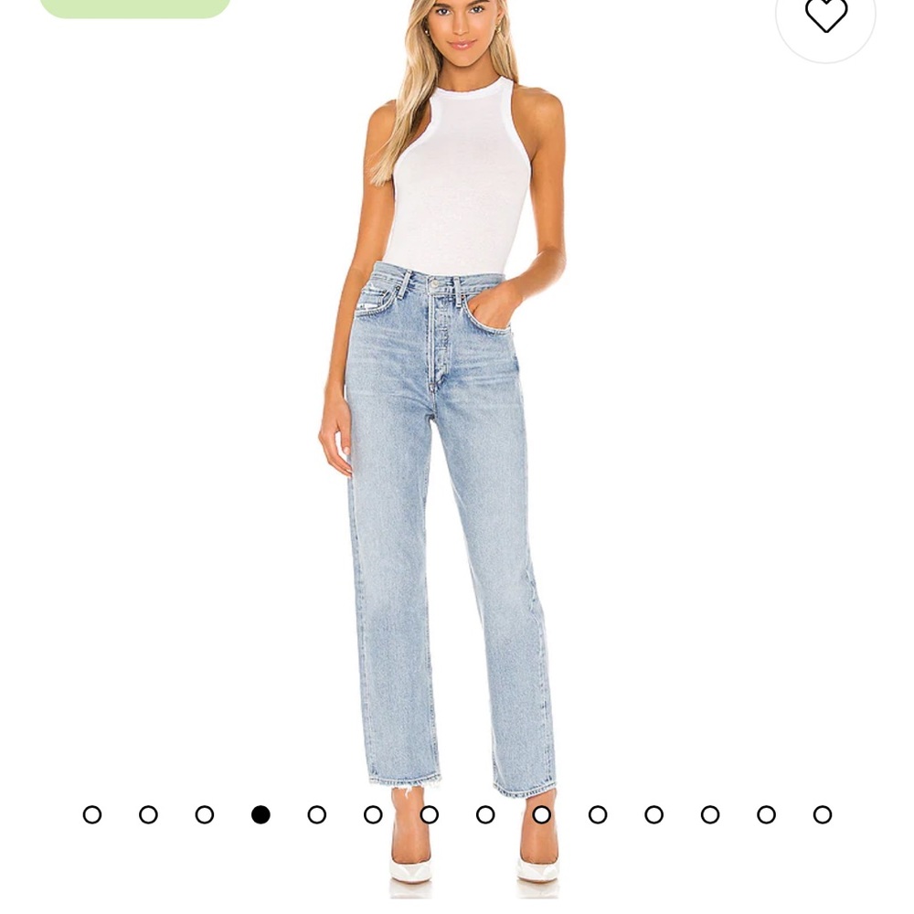 Agolde 90s Mid Rise Pinch Waist Jeans in Snapshot